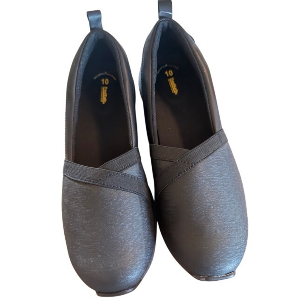 TredSafe Women's Black Slip Resistant Shoes‎ Size 10 Comfortable Work Slip On